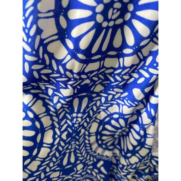 Show Me Your Mumu Mykonos Circle Medallion Print Riri Romper, Blue White Size XS - Picture 4 of 6